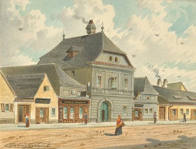 Het voormalige jachtslot van keizerin Maria Theresia in de Erdbergstraße 109 in Wenen door Franz Gerasch