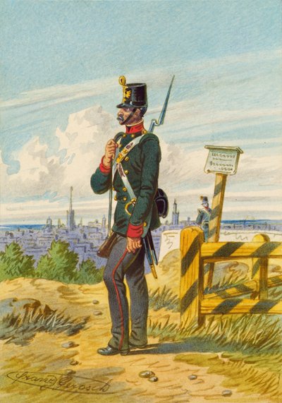 Soldaat door Franz Gerasch