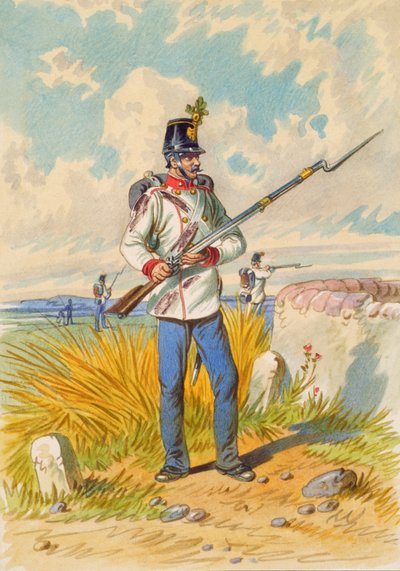 Soldaat door Franz Gerasch