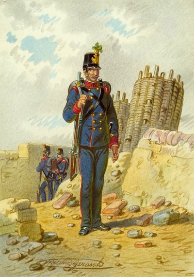 Soldaat door Franz Gerasch