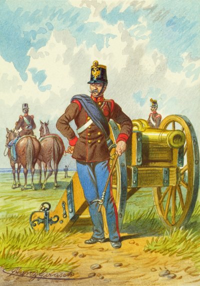 Soldaat door Franz Gerasch