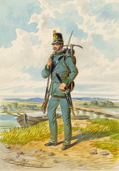 Soldaat door Franz Gerasch
