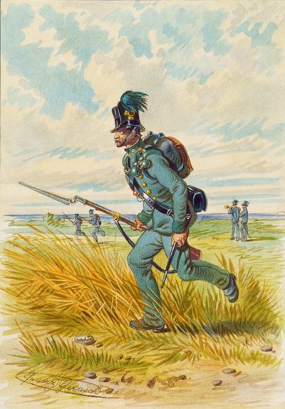 Soldaat met Bajonet door Franz Gerasch