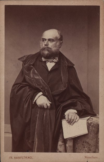 Portret van pianist en componist Adolph von Henselt 1814-1889, ca. 1860 door Franz Hanfstaengl