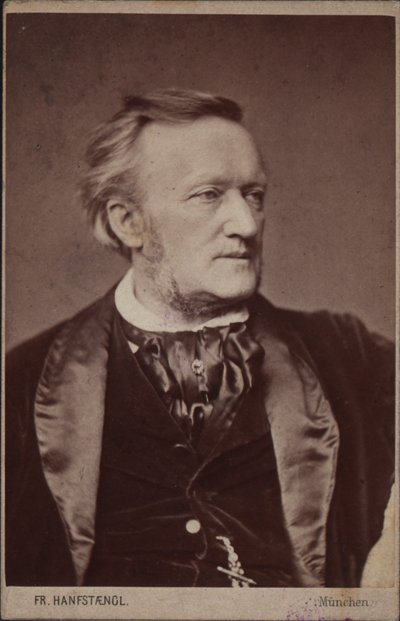 Portret van de componist Richard Wagner 1813-1883, voor 1877 door Franz Hanfstaengl