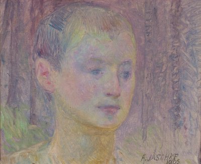 Franzerl, de zoon van de kunstenaar door Franz Jaschke