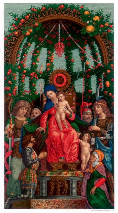 Madonna van de Overwinning, 1496 1870 door Franz Kellerhoven