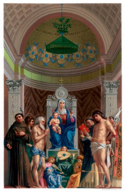 San Giobbe Altaarstuk door Franz Kellerhoven