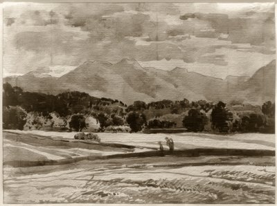 Voorgebergte landschap door Franz Kobell