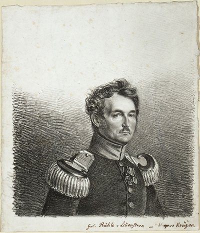 Graaf Rühle von Lilienstern door Franz Krüger