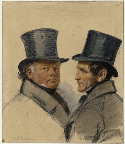 Johann Ferdinand Rüthling, Johann Gottfried Karl Wauer door Franz Krüger