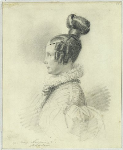 Keizerin Alexandra Fjodorovna door Franz Krüger