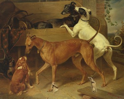 Krugers honden, 1855 door Franz Krüger