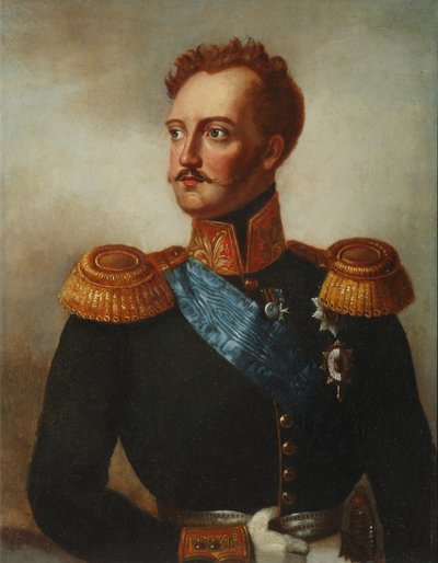 Portret van graaf Alexander von Benckendorff door Franz Krüger