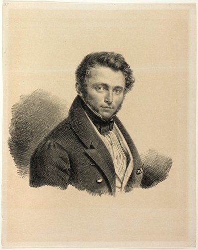 Zelfportret door Franz Krüger