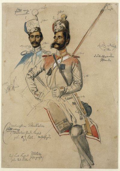 Oeral-Kozak van de Garde door Franz Krüger
