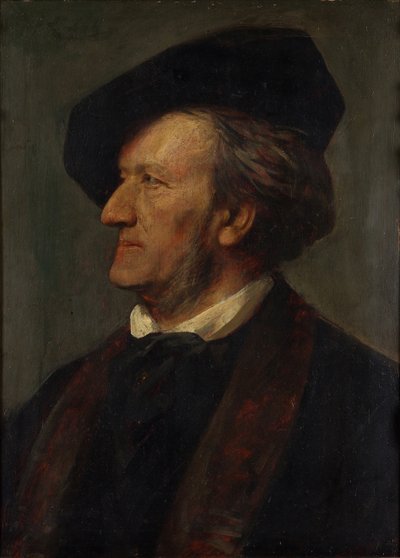 Portret van de componist Richard Wagner door Franz von Lenbach