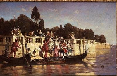 Een elegante boottocht door Franz Leo Ruben