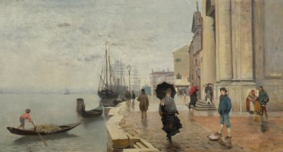 Motief uit Venetië door Franz Leo Ruben