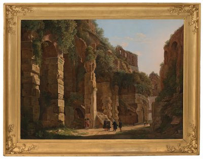 Binnen in het Colosseum door Franz Ludwig Catel