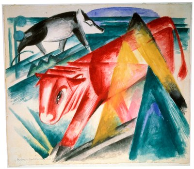 Dieren, 1912-1913 door Franz Marc