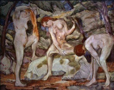 Bañistas door Franz Marc