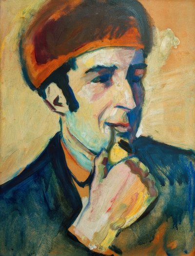 Portret van Franz Marc door Franz Marc