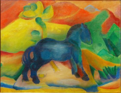 Blauw Paardje, Kinderbeeld door Franz Marc