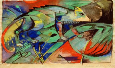 Kameleon door Franz Marc