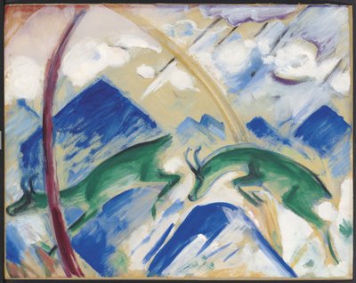 Gems, 1911 door Franz Marc