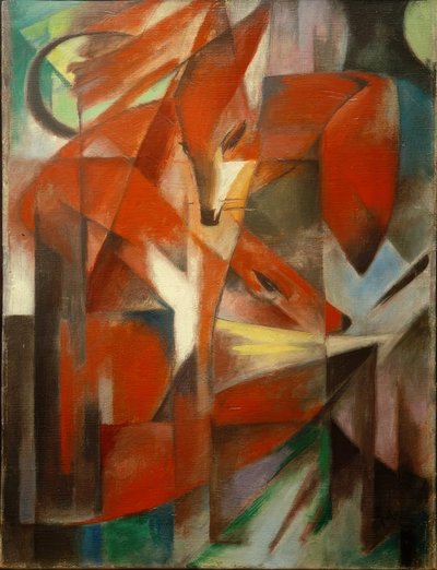 De vossen door Franz Marc