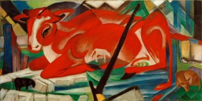 De wereldkoe door Franz Marc