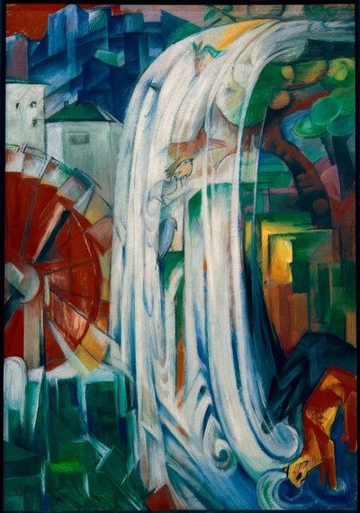 De betoverde molen door Franz Marc