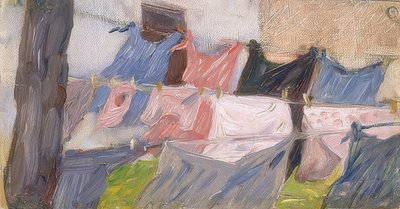 Wapperende was in de wind door Franz Marc