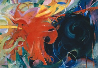 Strijdende vormen door Franz Marc