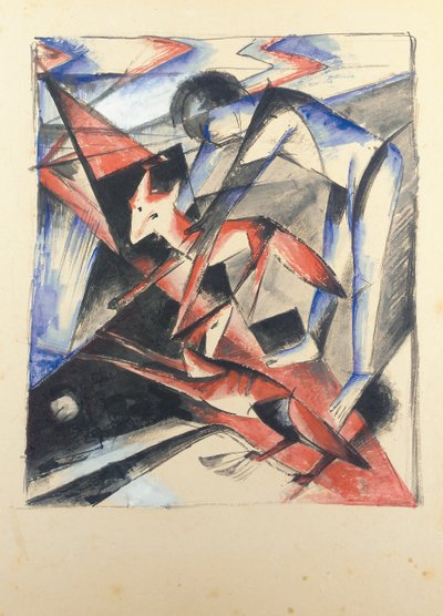 Noach en de Vos, 1913 door Franz Marc