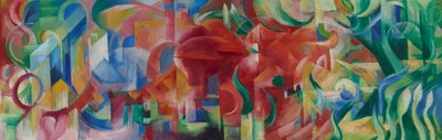 Vormen spelen door Franz Marc