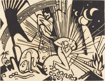 Verzoening door Franz Marc