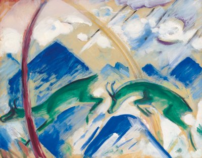 De gems, 1911 door Franz Marc