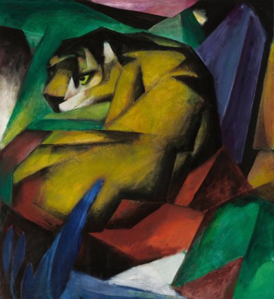 De tijger door Franz Marc