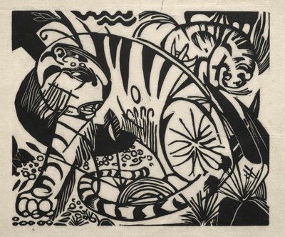 Tijger door Franz Marc