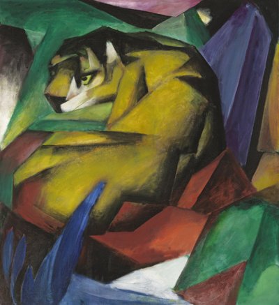 Tijger door Franz Marc