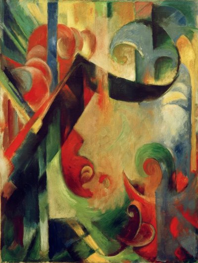 Gebroken vormen door Franz Marc