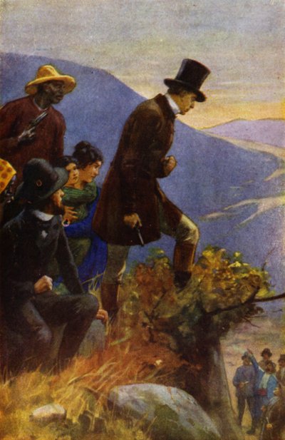 Illustratie voor De hut van Oom Tom door Harriet Beecher Stowe door Franz Müller Munster