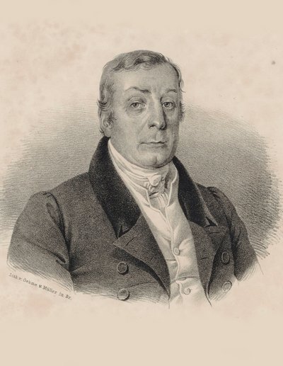 Portret van de dirigent en componist Joseph Weigl 1766-1846, ca. 1830 door Franz Oehme