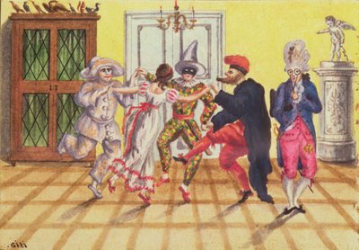 Pantomime uit het dagboek van Carl Baumann geschreven 1813-25 door Franz Paumgarrten