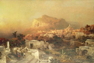 Capri, c.1870-79 door Franz Richard Unterberger