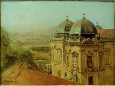 Het Bovenste Belvedere in Wenen door Franz Rumpler