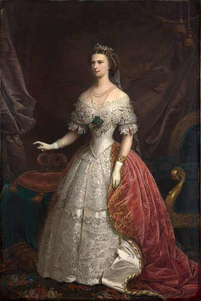 Keizerin Elisabeth door Franz Russ der Jüngere