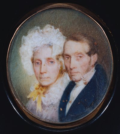 De ouders van de kunstenaar door Franz Schrotzberg